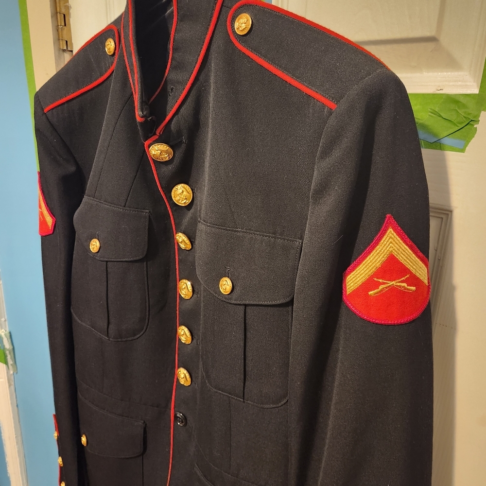 Marine Corps Dress Blue Alpha Jacket (46L)